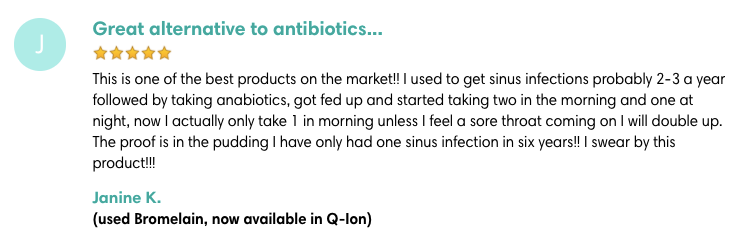 Q-ION Immune Defense testimonials