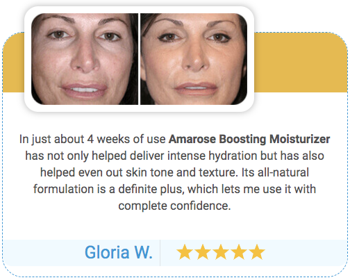 Amarose Boosting Moisturizer Testimonials